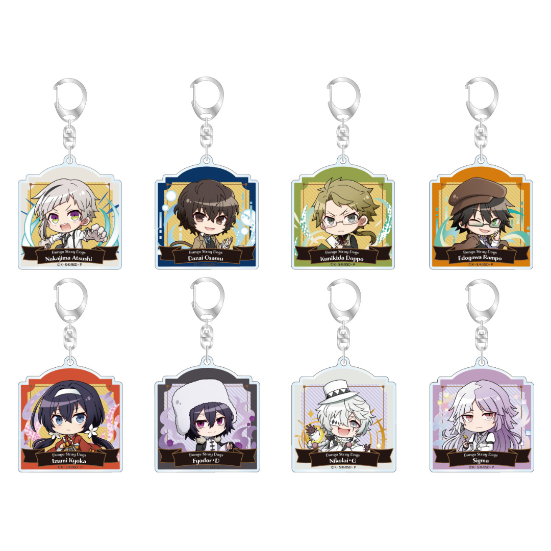 Bungo Stray Dogs (Vol. 1) Trading Acrylic Keychain