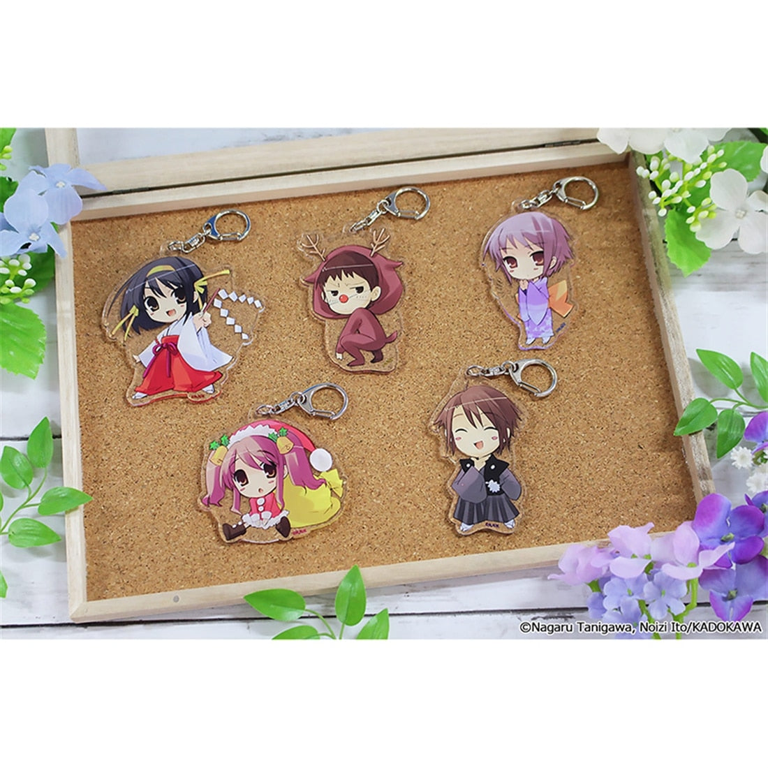 Haruhi Suzumiya Series Mini Character Acrylic Keychain [Itsuki Koizumi]