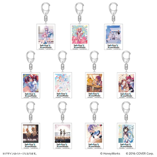 hololive x HoneyWorks Trading Acrylic Keychain