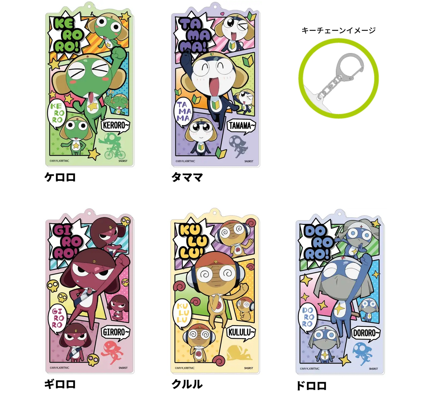 Sgt. Frog BIG Acrylic Keychain [Keroro]