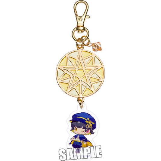 Blue Lock (Horoscope ver.) Stained Glass-style Keychain [Meguru Bachira]