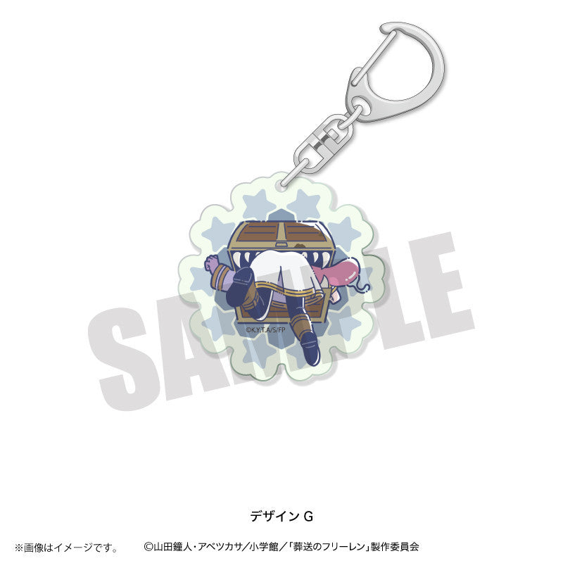 Frieren: Beyond Journey's End Glow-in-the-Dark Acrylic Keychain [Frieren & Mimic Chest]