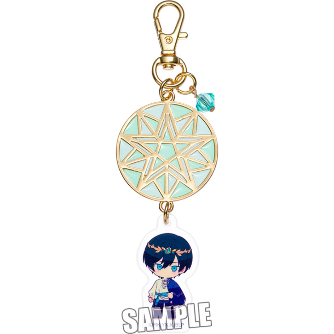 Blue Lock (Horoscope ver.) Stained Glass-style Keychain [Rin Itoshi]